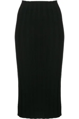 Cashmere In Love Lenny ribbed-knit skirt
