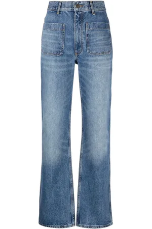 Sandro High-waist straight-leg jeans