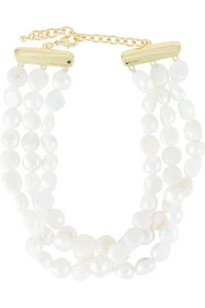 Cult Gaia Nora pearl-embellished choker necklace