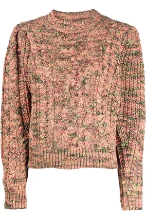 Marant Etoile Cable-knit speckled jumper