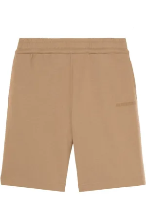 Burberry Logo-print cotton track shorts