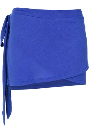 AMIR SLAMA Wrap mini skirt