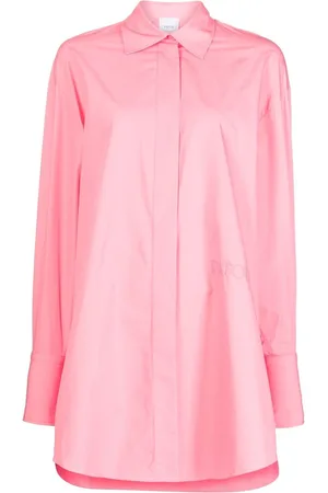 Patou Oversize long-sleeve cotton shirt