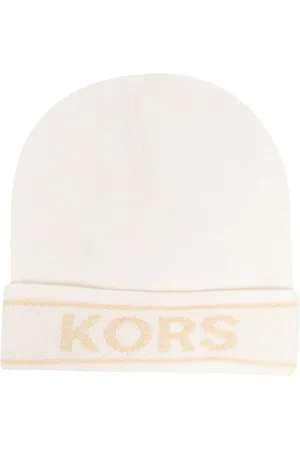 Michael Kors Logo fine knit beanie