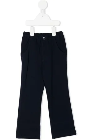 Familiar Elasticated-waist straight-leg trousers