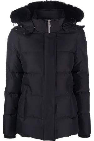 Moose Knuckles Feather-down shearling-lined jacket