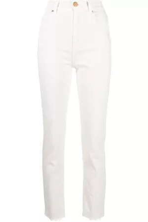 Pinko Kobieta Rurki i Slim Fit - Slim-fit cotton bull jeans