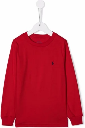 Ralph Lauren Embroidered-logo long-sleeved T-shirt