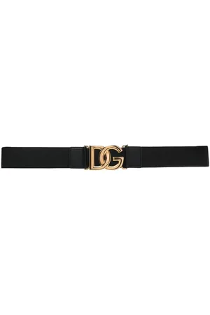 Dolce & Gabbana Logo-plaque elasticated belt