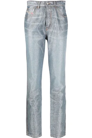 Diesel High-rise slim-fit jeans