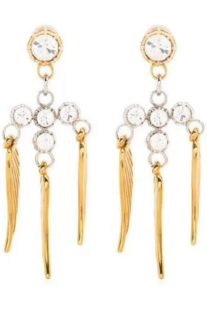 Zadig & Voltaire Wing-detail drop earrings
