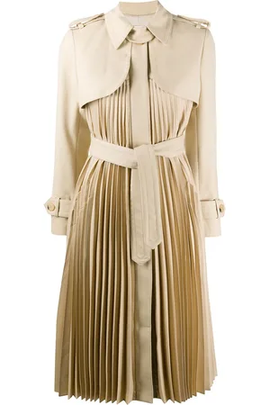 Sandro Pleated trench coat