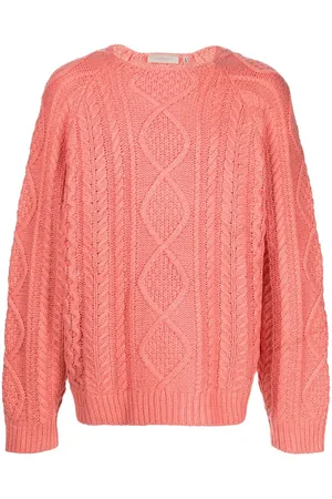 FEAR OF GOD Cable-knit ribbed-trim jumper