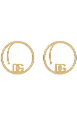 Dolce & Gabbana DG logo hoop earrings