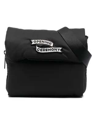Opening Ceremony Flag logo-patch camera bag