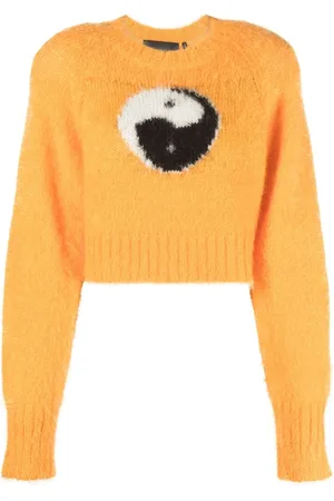 ROTATE Yin Yang crew-neck jumper