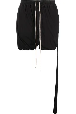Rick Owens Drawstring-waist track shorts