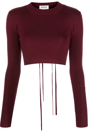 MONSE Lace-up detail sweatshirt