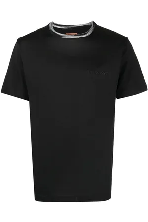 Missoni Logo-embroidered cotton T-shirt