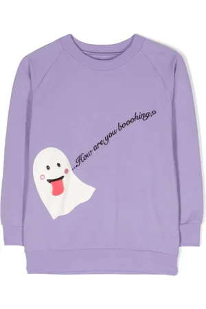 Wauw Capow by Bangbang Embroidered graphic-appliqué sweatshirt