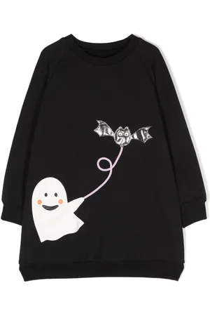Wauw Capow by Bangbang Happy Ghost cotton jumper dress