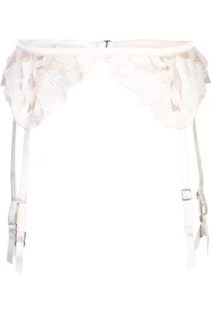 FLEUR DU MAL Lily Lace garter belt