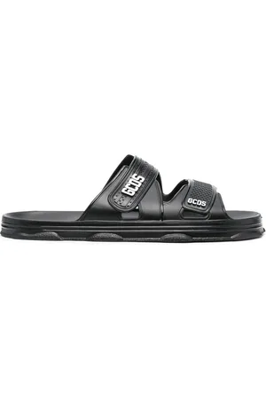 GCDS Logo-detail open-toe slides