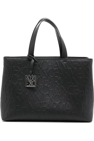 Armani Exchange Debossed-logo tote bag