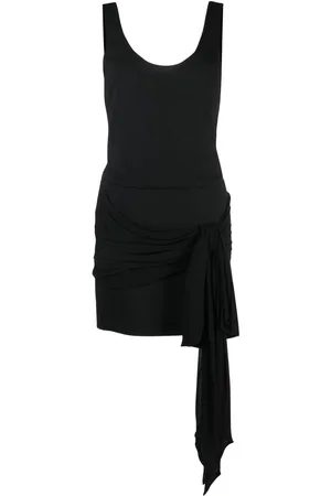 Serafini Draped tie short dress