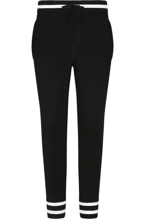 Dolce & Gabbana Embroidered wool track pants