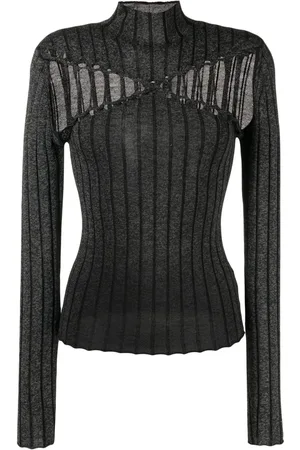 DION LEE Braid-trim detail jumper