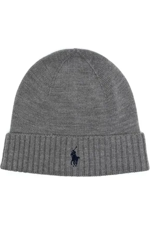 Ralph Lauren Embroidered-logo ribbed beanie