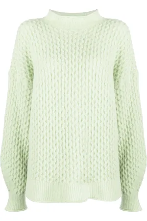 RUS Textured-knit mock neck jumper
