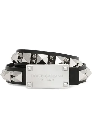 Dolce & Gabbana Studded leather belt