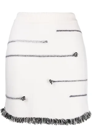 Sonia by Sonia Rykiel Contrasting-stitch detail skirt