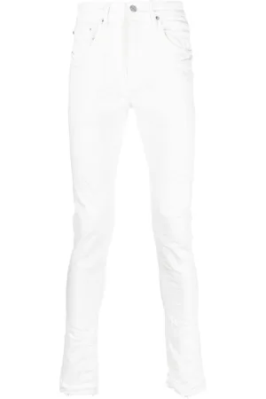 Purple Brand Logo-patch skinny-cut jeans