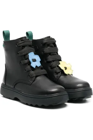 Camper Norte Twins floral-patch boots