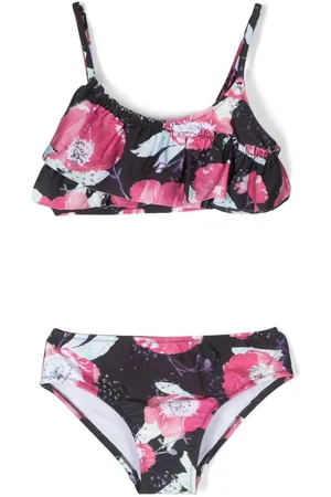 Le pandorine Floral-print bikini set