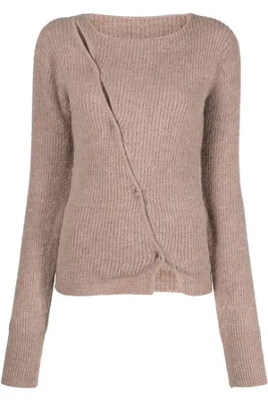 Jacquemus La Maille Pau asymmetric cardigan
