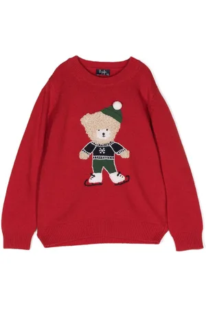Il gufo Intarsia-knit jumper