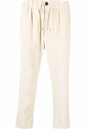 Ami Drawstring-waist corduroy trousers