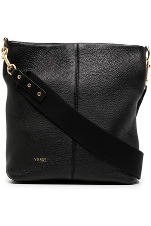 Yu Mei Logo-embossed crossbody bag