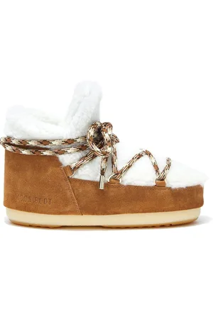 Moon Boot Shearling lace-up boots