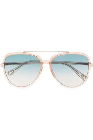 Chloé Pilot-frame tinted sunglasses
