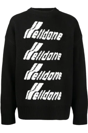 We11 Done Logo-embroidered jumper