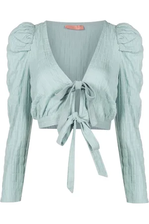 CLUBE BOSSA Mandoline cropped blouse