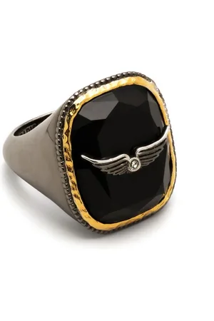 Zadig & Voltaire Rock square signet ring