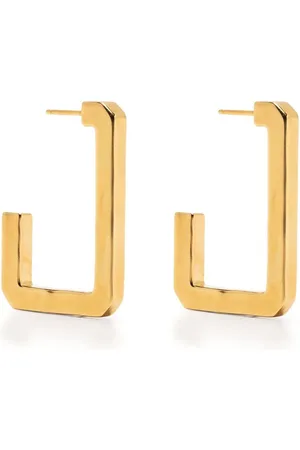 Zadig & Voltaire Half-hoop rectangular earrings