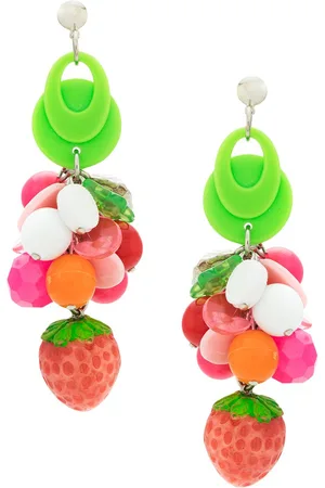 AMIR SLAMA Strawberry earrings
