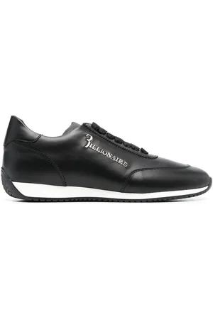 BILLIONAIRE Calf-leather low-top sneakers